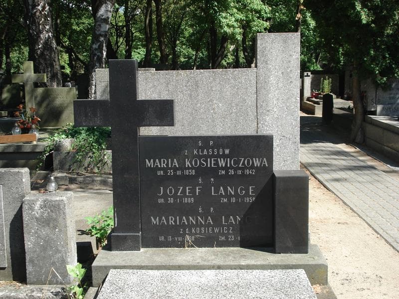 Zdjęcie grobu Józef Lange (2)