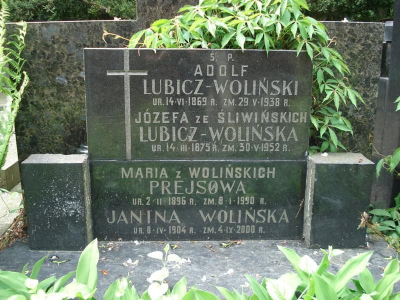 Zdjęcie grobu Adolf Lubicz-Woliński (2)