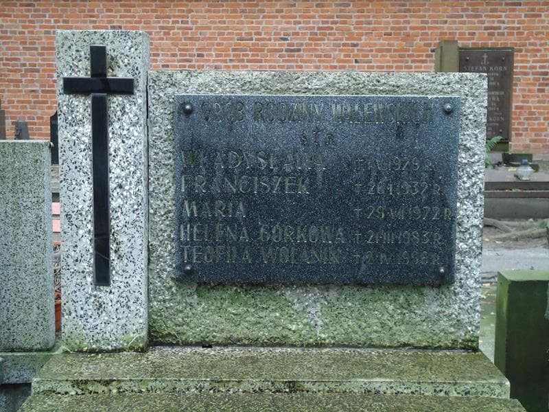 Zdjęcie grobu Władysława Walewska (2)