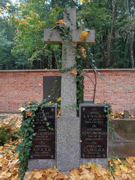 Zdjęcie grobu Stanisława Langda (2)
