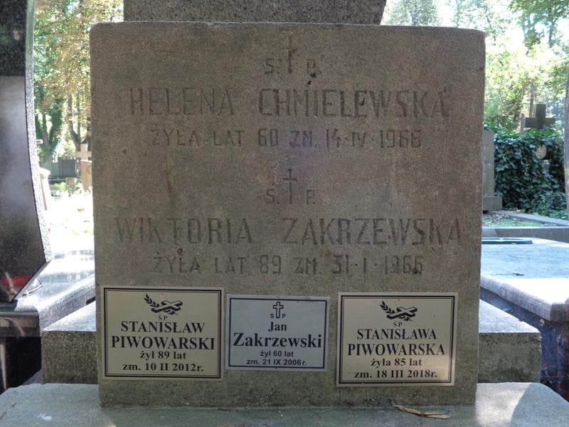 Zdjęcie grobu Stanisława Piwowarska (2)