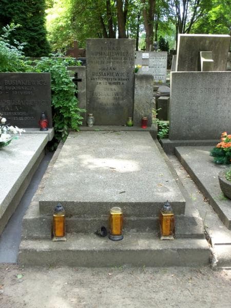 Zdjęcie grobu: Stanisław Busiakiewicz