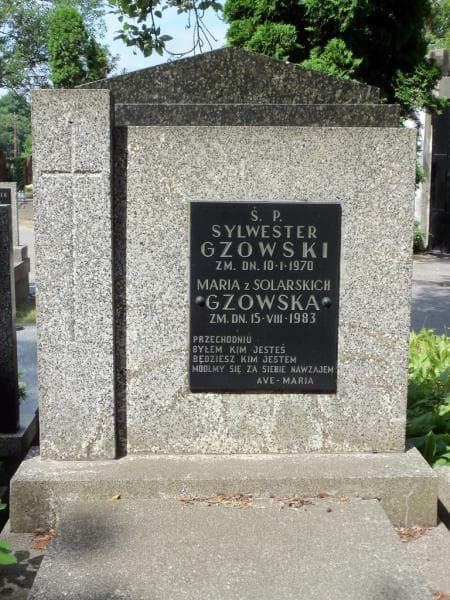 Zdjęcie grobu Sylwester Gzowski (2)
