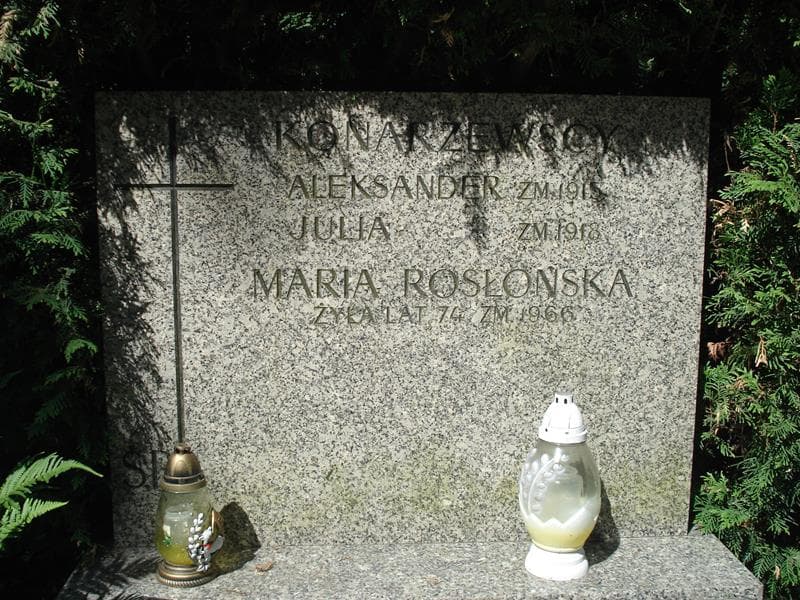 Zdjęcie grobu Maria Rosłońska (1)