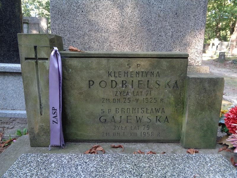 Zdjęcie grobu Klementyna Podbielska (2)