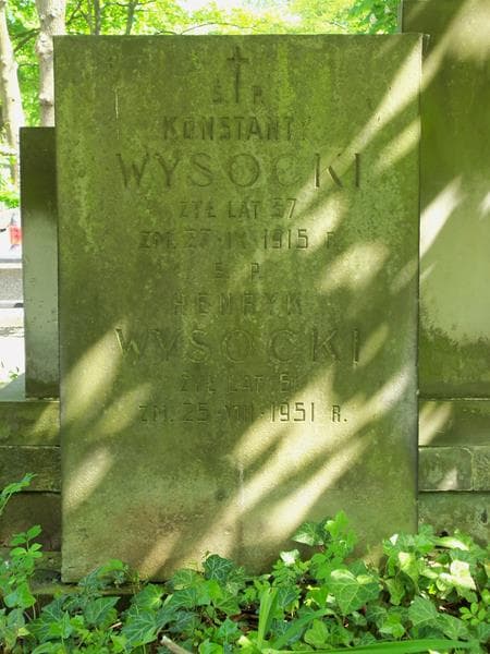 Zdjęcie grobu Henryk Wysocki (2)