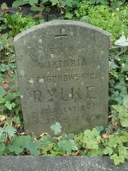 Zdjęcie grobu Wiktoria Rylke (2)