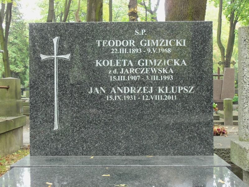 Zdjęcie grobu Jan Andrzej Klupsz (2)