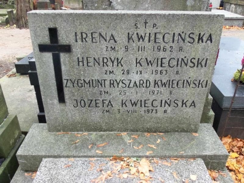 Zdjęcie grobu Józefa Kwiecińska (2)
