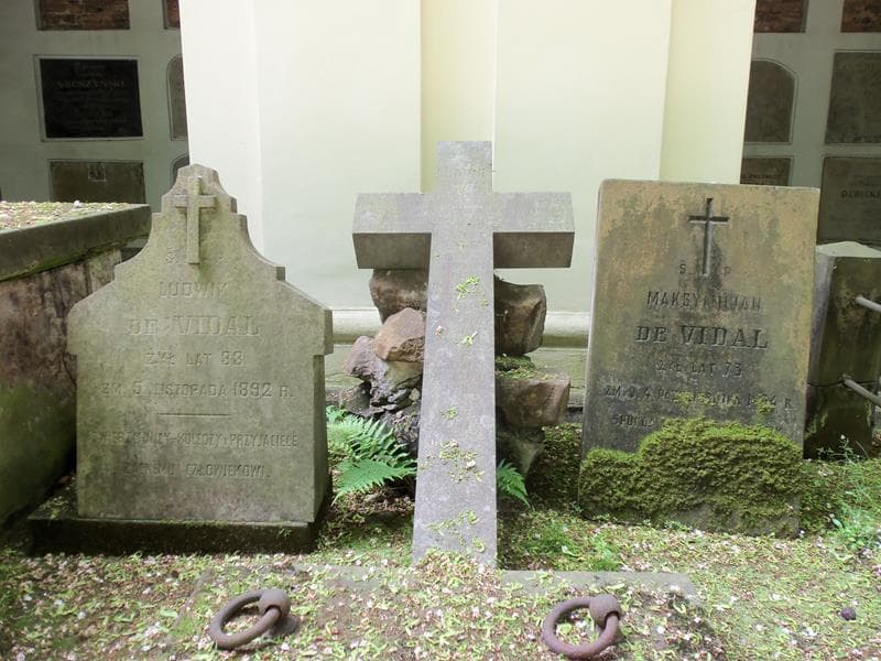 Zdjęcie grobu Ludwik De Vidal (2)