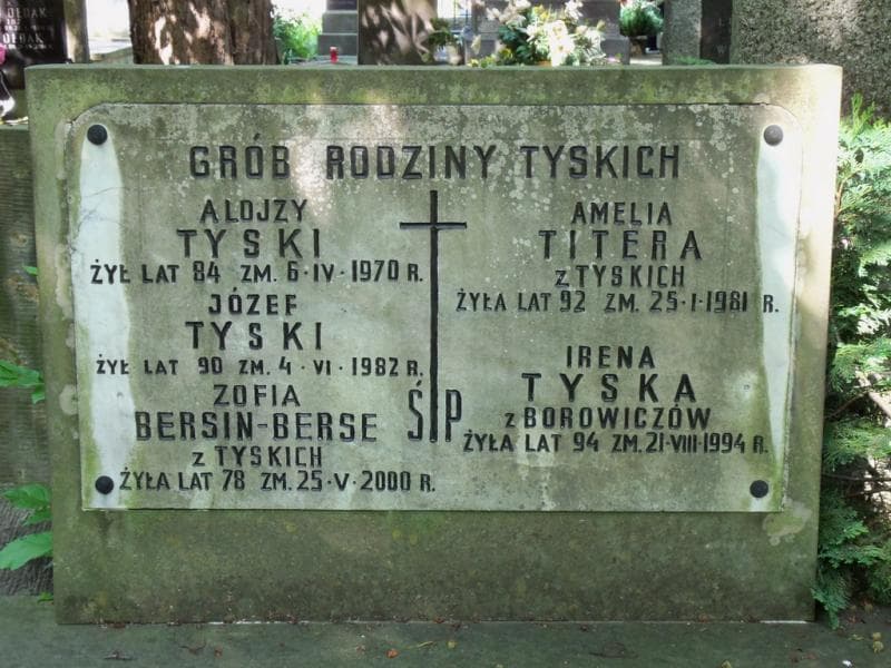 Zdjęcie grobu Józef Tyski (2)