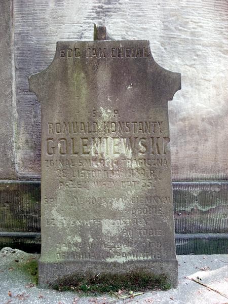Zdjęcie grobu Romuald Konstanty Goleniewski (1)