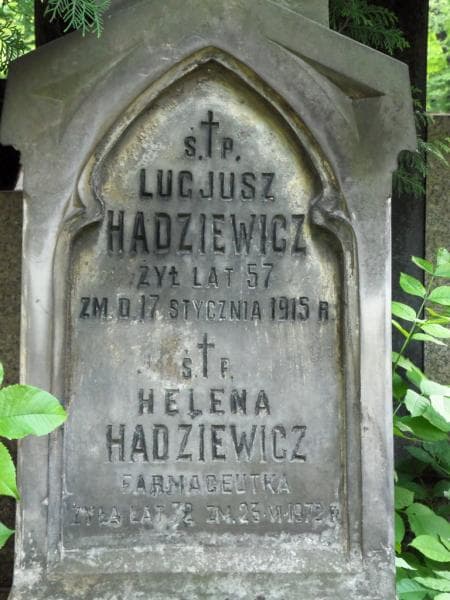 Zdjęcie grobu Lucjusz Hadziewicz (2)