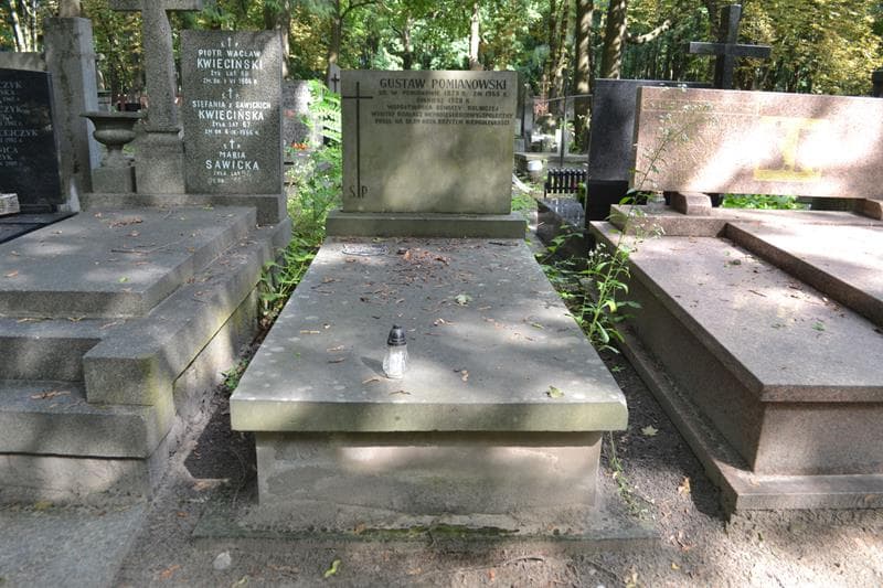 Zdjęcie grobu Gustaw Pomianowski (1)