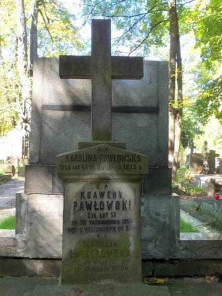 Zdjęcie grobu Ksawery Pawłowski (2)
