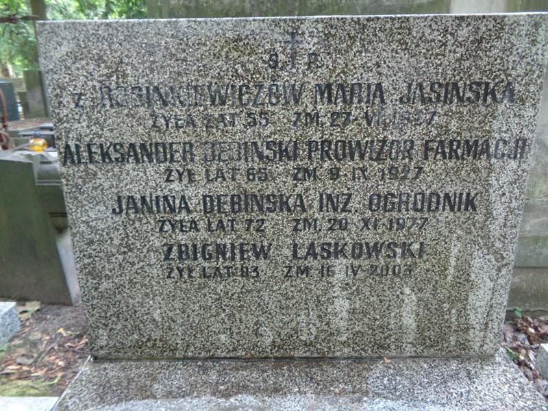 Zdjęcie grobu Aleksander Dębiński (2)