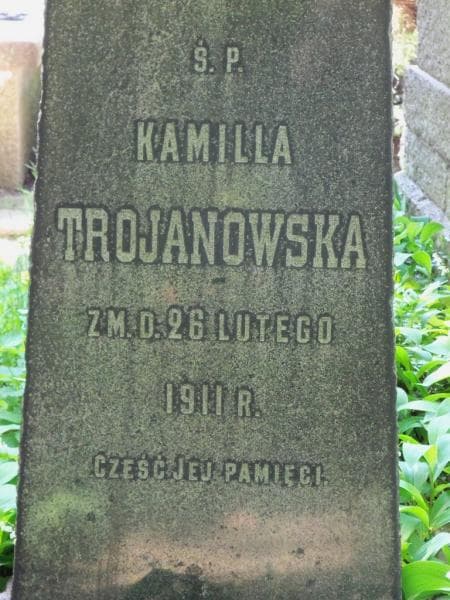 Zdjęcie grobu Kamilla Trojanowska (2)