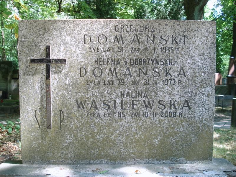 Zdjęcie grobu Helena Domańska (2)