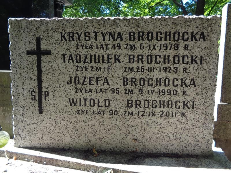 Zdjęcie grobu Witold Brochocki (2)