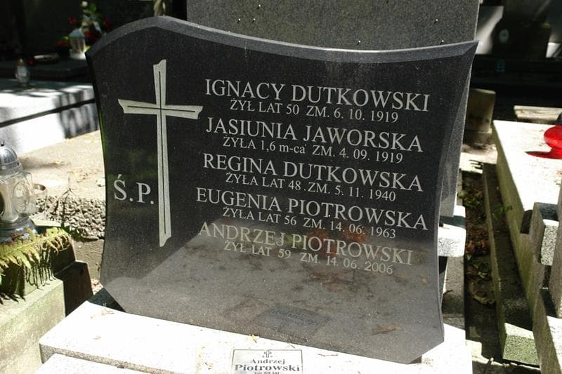 Zdjęcie grobu Eugenia Piotrowska (1)