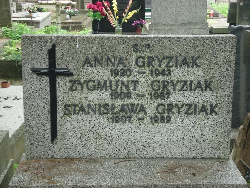 Zdjęcie grobu Stanisława Gryziak (2)