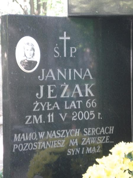 Zdjęcie grobu Janina Jeżak (2)