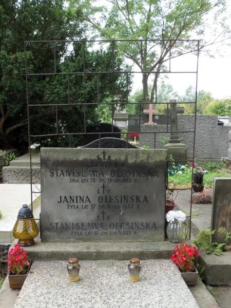 Zdjęcie grobu Janina Olesińska (2)