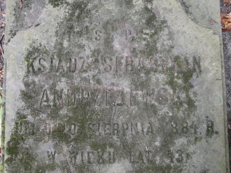 Zdjęcie grobu Sabastyan Andrzejewski (2)