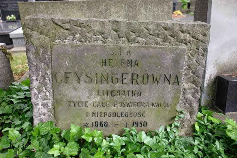 Zdjęcie grobu Helena Ceysingerówna (2)