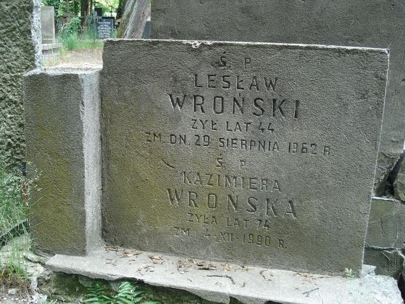 Zdjęcie grobu Kazimiera Wrońska (1)