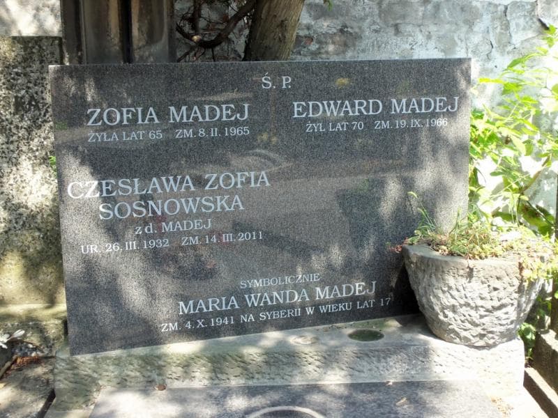 Zdjęcie grobu Edward Madej (2)