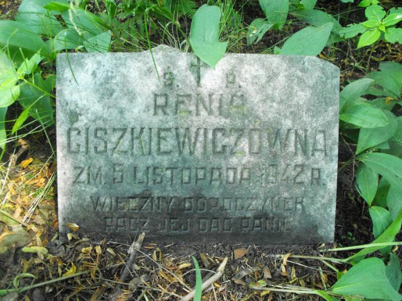 Zdjęcie grobu Renia Ciszkiewiczówna (2)