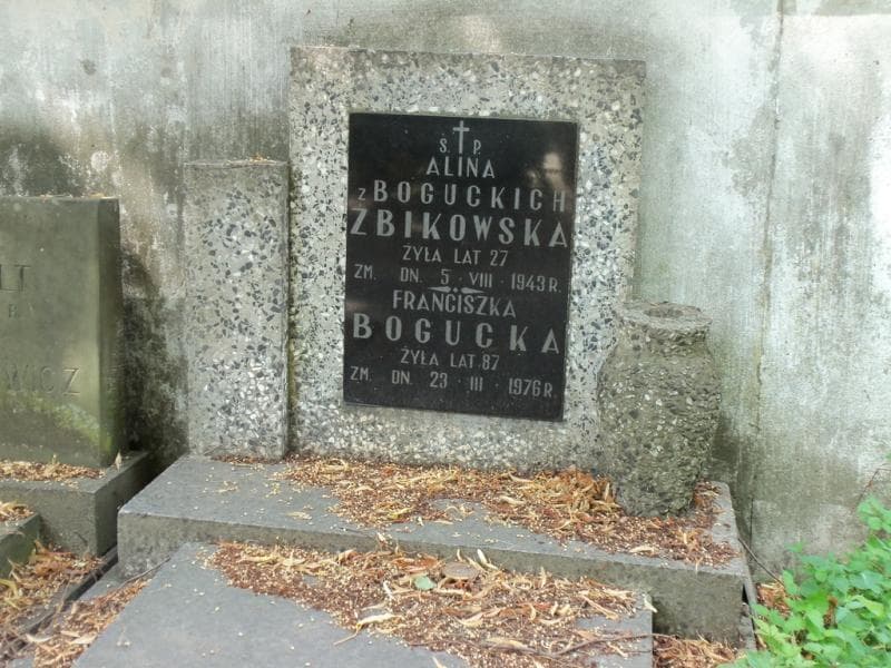 Zdjęcie grobu Franciszka Bogucka (2)