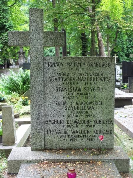 Zdjęcie grobu Zygmunt De Waldorf Kubiczek (2)
