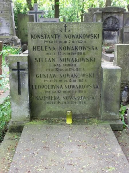 Zdjęcie grobu Gustaw Nowakowski (2)