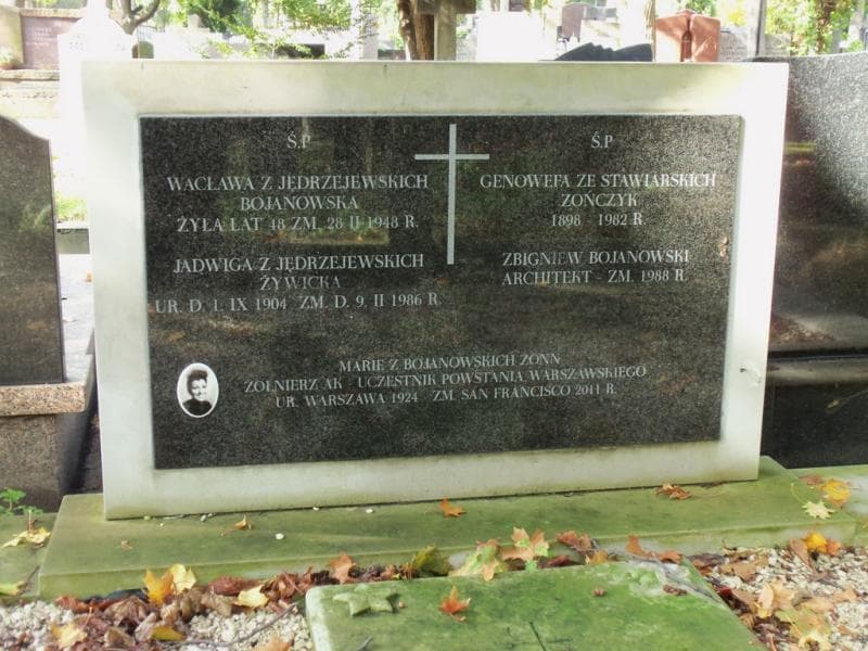 Zdjęcie grobu Wacława Bojanowska (2)
