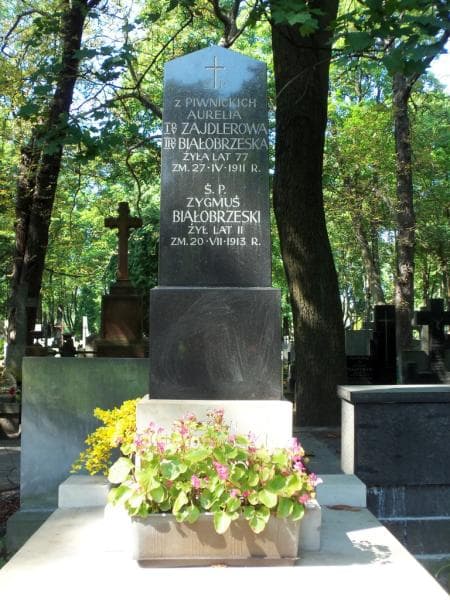 Zdjęcie grobu Aurelia Białobrzeska (2)