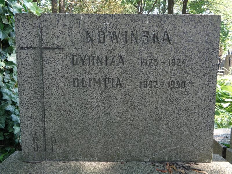 Zdjęcie grobu Olimpia Nowińska (2)
