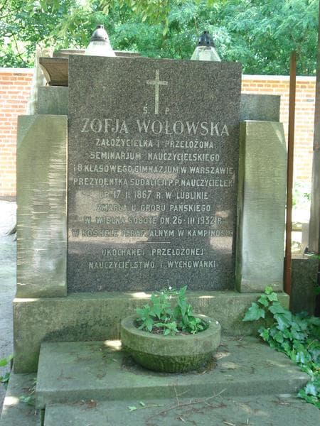 Zdjęcie grobu Zofja Wołowska (2)