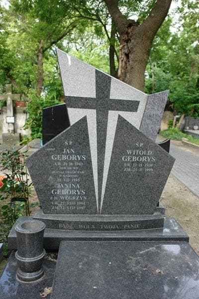 Zdjęcie grobu Janina Gęborys (2)