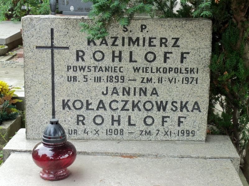 Zdjęcie grobu Janina Kołaczkowska Rohloff (2)