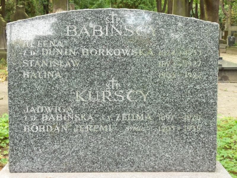 Zdjęcie grobu Halina Babińska (2)