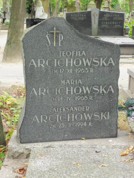 Zdjęcie grobu Maria Arcichowska (2)