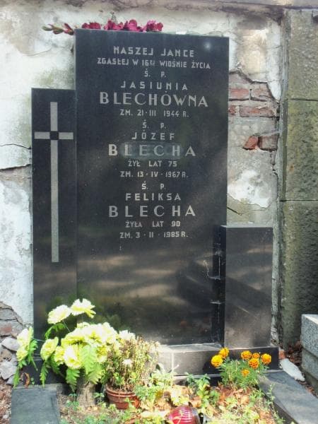 Zdjęcie grobu Feliksa Blecha (2)