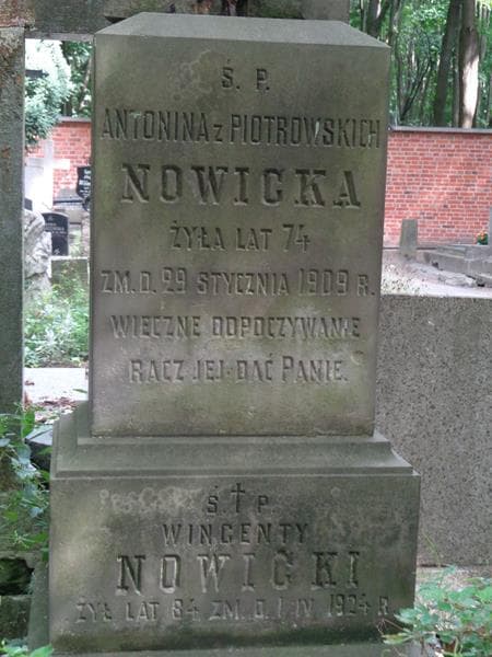 Zdjęcie grobu Wincenty Nowicki (2)