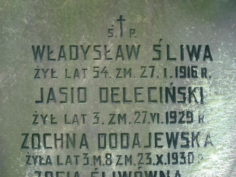 Zdjęcie grobu Zochna Dodajewska (1)