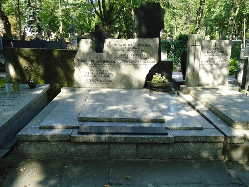 Zdjęcie grobu: Kazimierz Albin Serwański