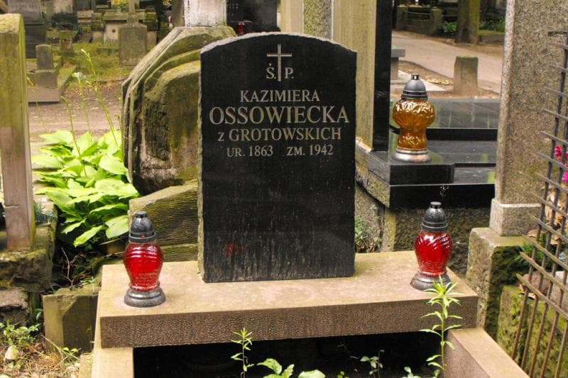 Zdjęcie grobu Kazimiera Ossowiecka (2)