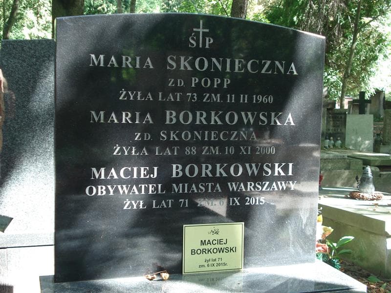 Zdjęcie grobu Maciej Borkowski (2)