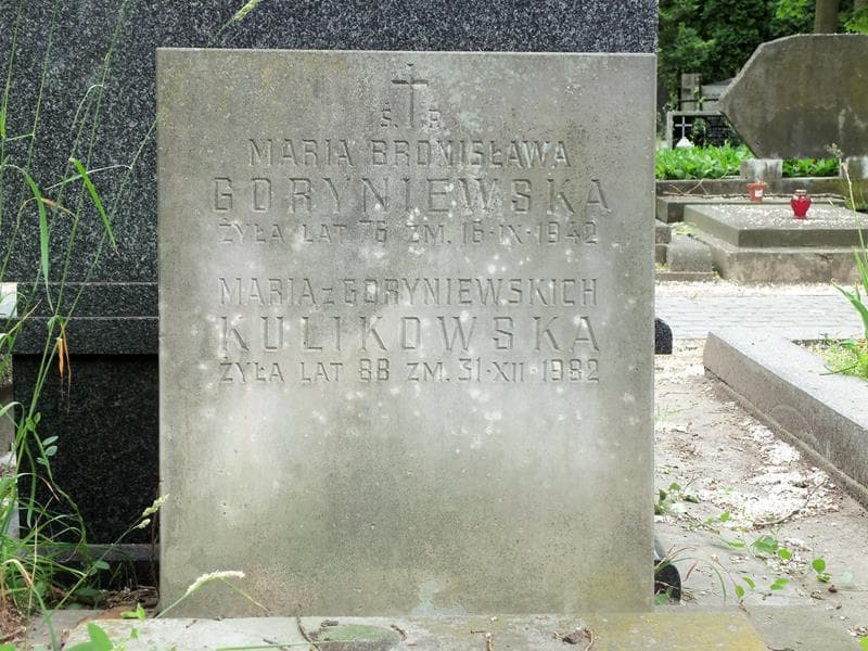 Zdjęcie grobu Maria Bronisława Goryniewska (2)
